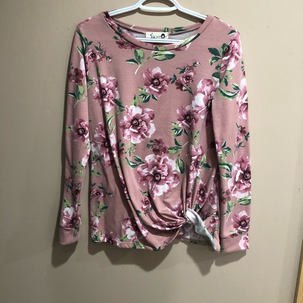 Floral Long Sleeve Sweater